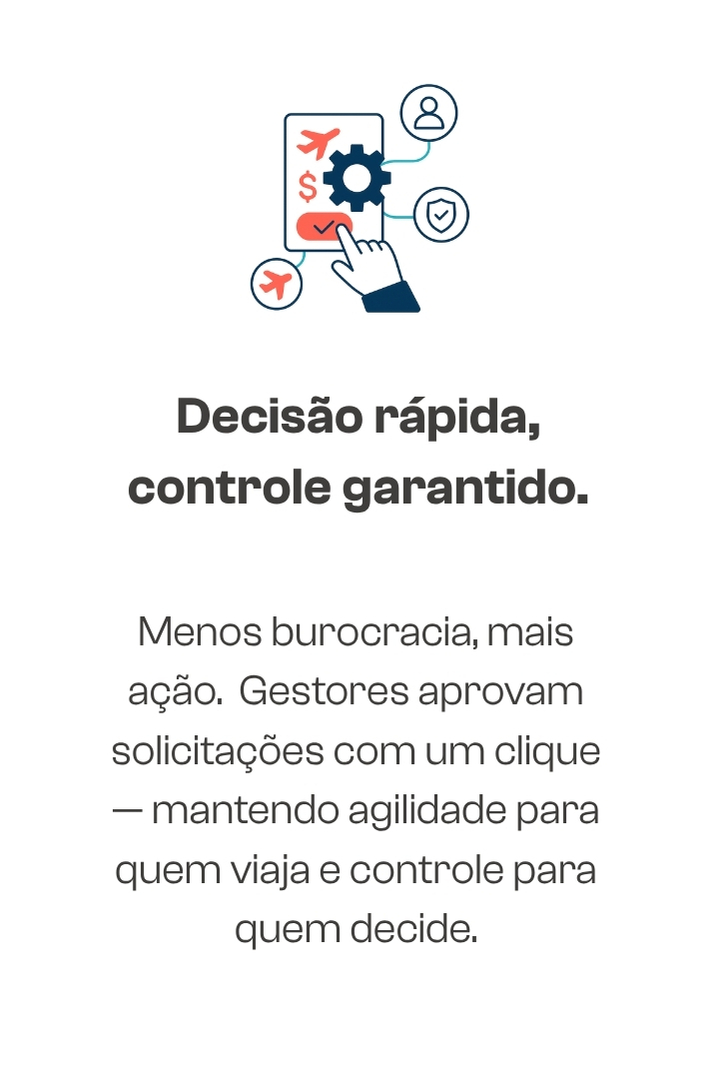 Decisão rápida, controle garantido